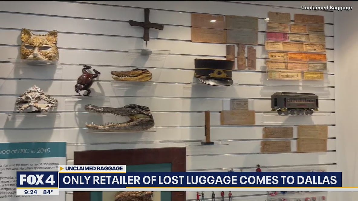 Exhibit of weird lost luggage comes to Dallas